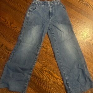 YFB brand new soft wide leg jeans with elastic back waist